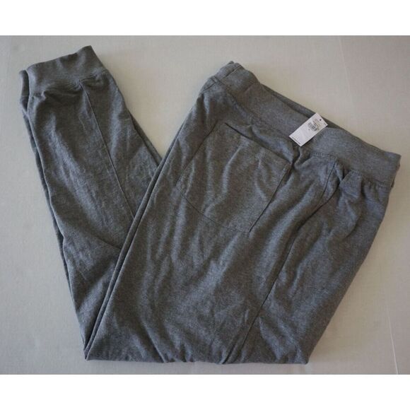 Old Navy 341982 Men's Sz Large Heather Gray Lightweight Jersey-Knit Jogger Pants - Picture 6 of 6